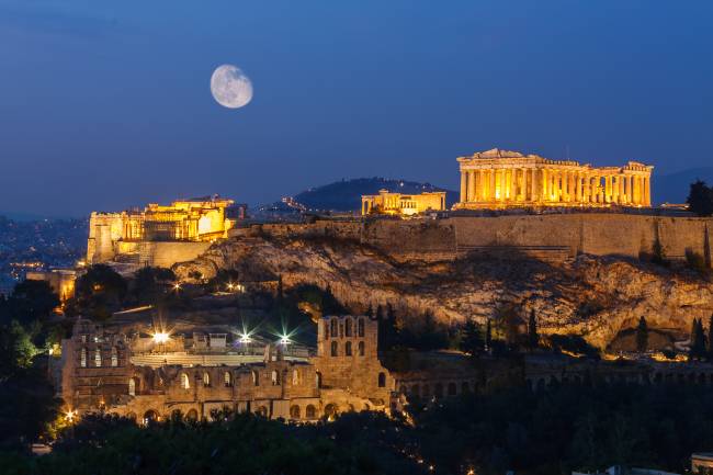 Athens by night tour