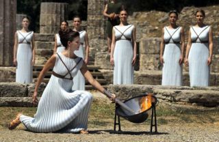 Lighting ceremony of the Olympic Flame