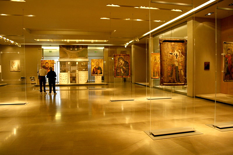 Interior of Byzantine museum