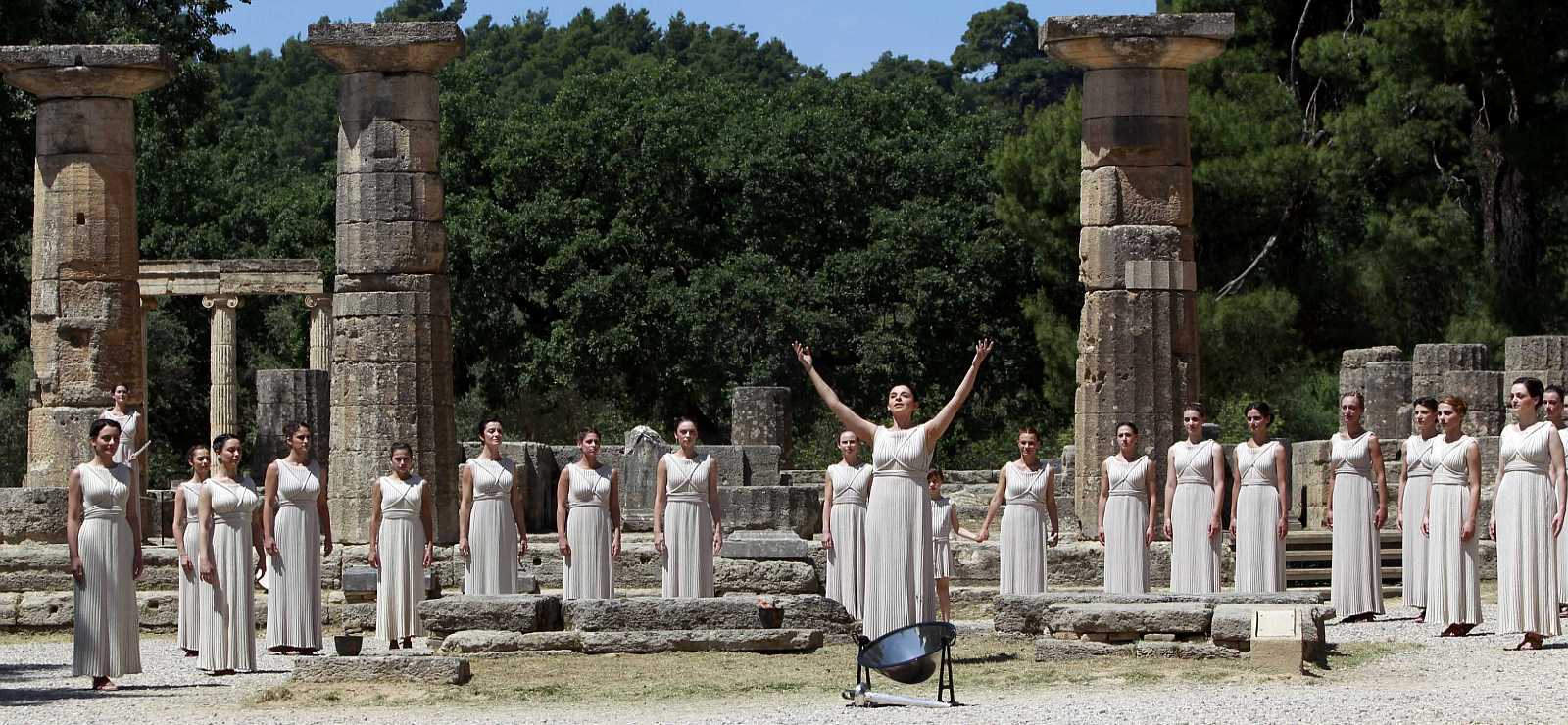 Olympia, Olympic flame ceremony